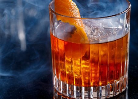 Secialty cocktail - Smokey Old Fashion